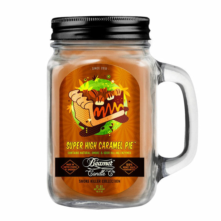 Beamer Candles- Smoke Odor Eliminator Super High Caramel Pie Steinbach Vape SuperStore and Bong Shop Manitoba Canada