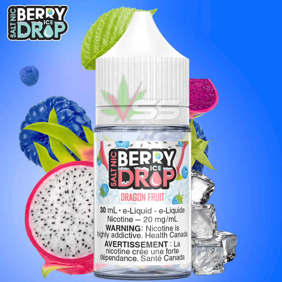 Berry Drop Ice Salt - Dragon Fruit 30ml 30mL / 20mg Steinbach Vape SuperStore and Bong Shop Manitoba Canada