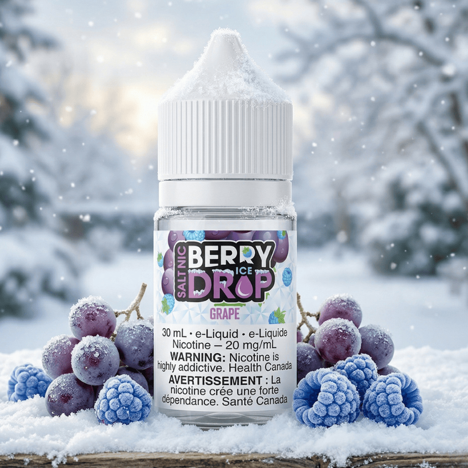 Berry Drop Salt Nic 30ml-Grape Ice Steinbach Vape SuperStore and Bong Shop Manitoba Canada