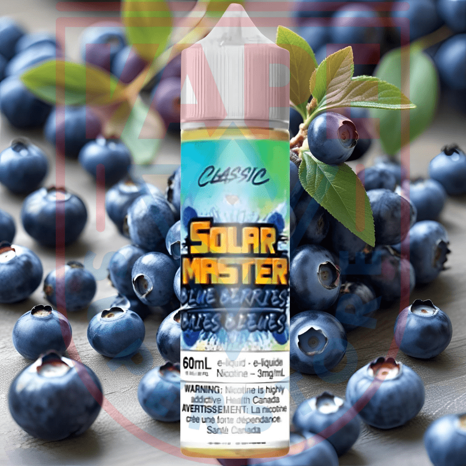Blue Berries by Solar Master-60ml Steinbach Vape SuperStore and Bong Shop Manitoba Canada