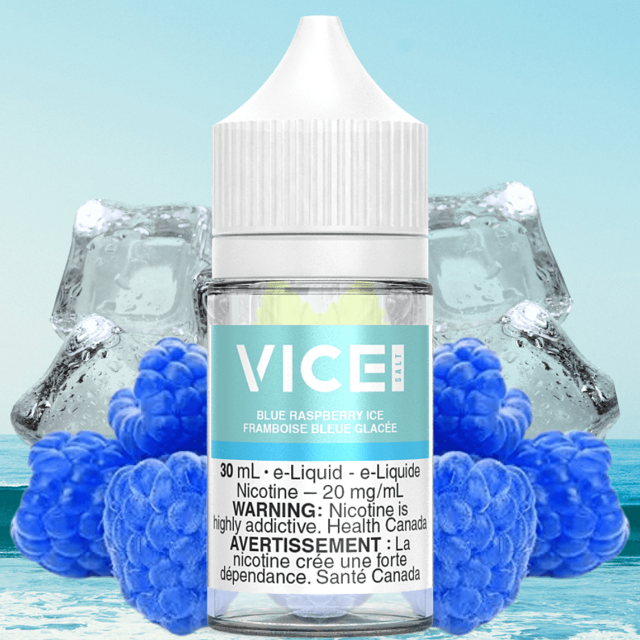 Blue Raspberry Ice by Vice Salt E-Liquid 12mg Steinbach Vape SuperStore and Bong Shop Manitoba Canada