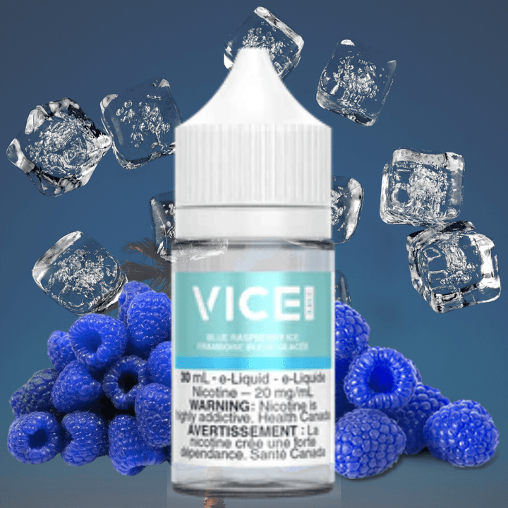 Blue Raspberry Ice by Vice Salt E-Liquid Steinbach Vape SuperStore and Bong Shop Manitoba Canada