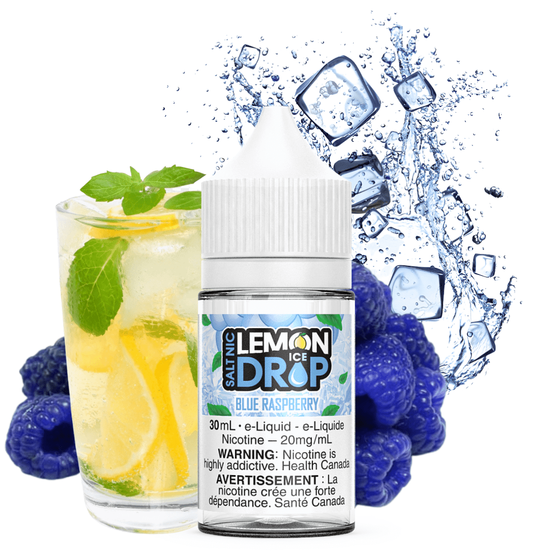 Blue Raspberry Iced Salts by Lemon Drop E-Liquid 12mg Steinbach Vape SuperStore and Bong Shop Manitoba Canada