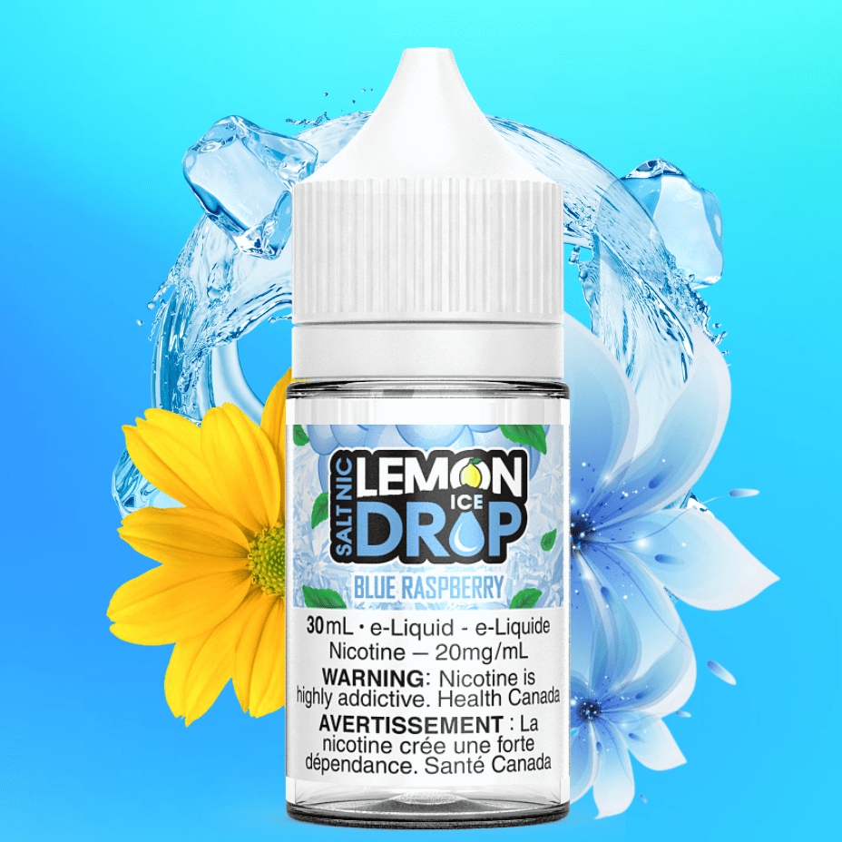 Blue Raspberry Iced Salts by Lemon Drop E-Liquid Steinbach Vape SuperStore and Bong Shop Manitoba Canada