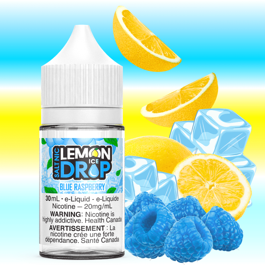 Blue Raspberry Iced Salts by Lemon Drop E-Liquid Steinbach Vape SuperStore and Bong Shop Manitoba Canada
