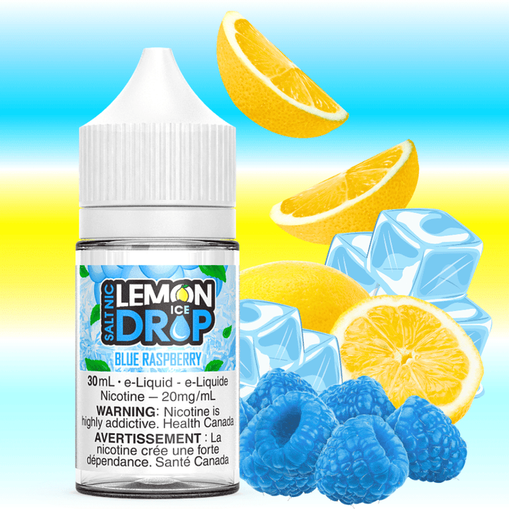 Blue Raspberry Iced Salts by Lemon Drop E-Liquid Steinbach Vape SuperStore and Bong Shop Manitoba Canada