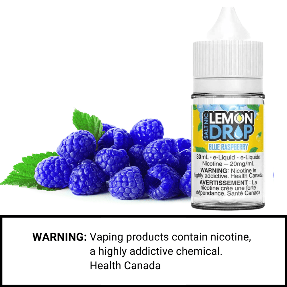 Blue Raspberry Salts by Lemon Drop E-liquid Steinbach Vape SuperStore and Bong Shop Manitoba Canada