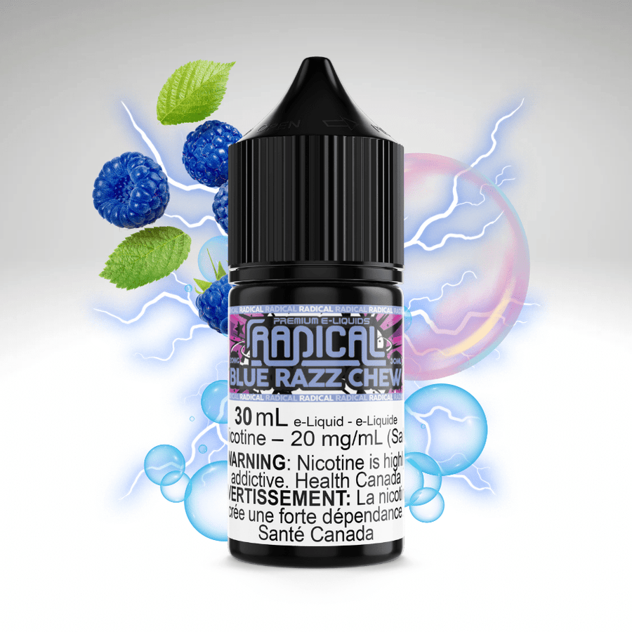 Blue Razz Chew Salt Nic by Radical E-liquid Steinbach Vape SuperStore and Bong Shop Manitoba Canada