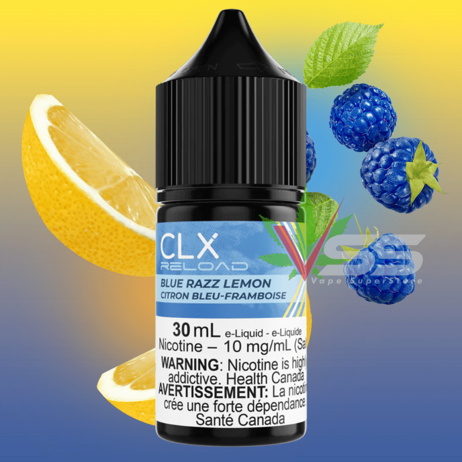 Blue Razz Lemon By CLX Reload E-Liquid Steinbach Vape SuperStore and Bong Shop Manitoba Canada