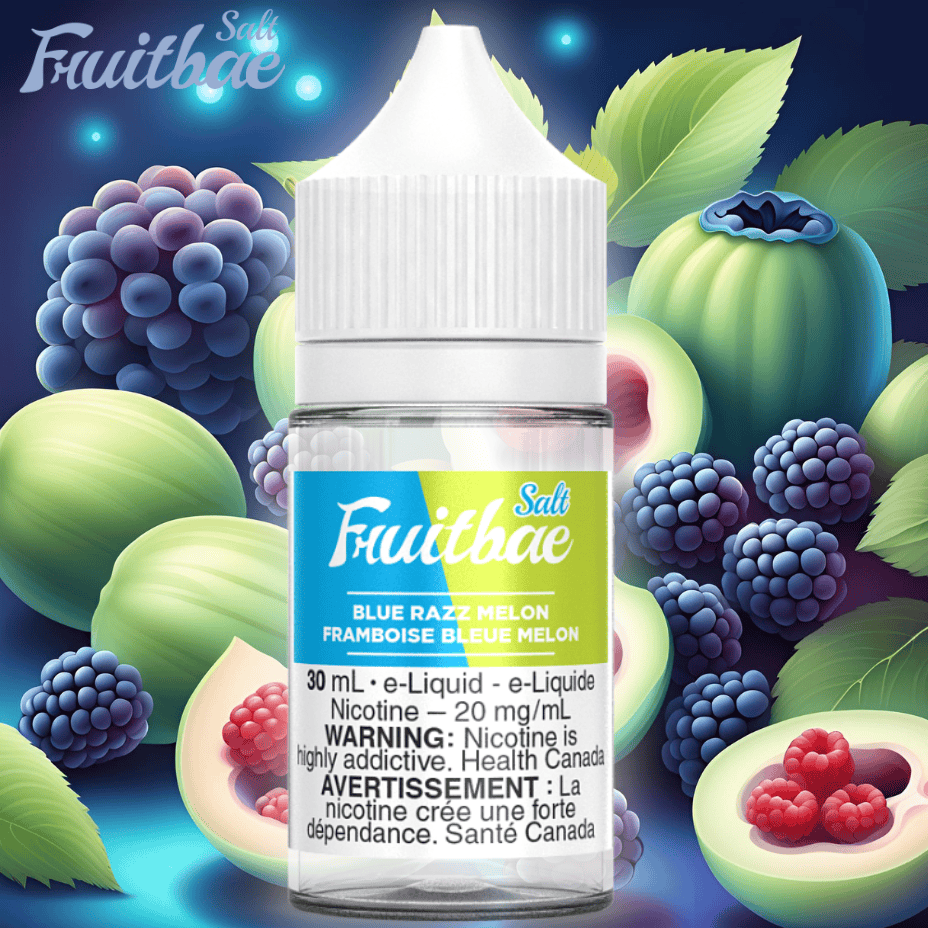 Blue Razz Melon By Fruitbae Salts 30ml / 12mg Steinbach Vape SuperStore and Bong Shop Manitoba Canada