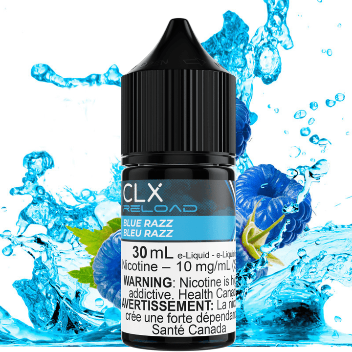 Blue Razz Salt by CLX Reload E-Liquid 30mL / 10mg Steinbach Vape SuperStore and Bong Shop Manitoba Canada