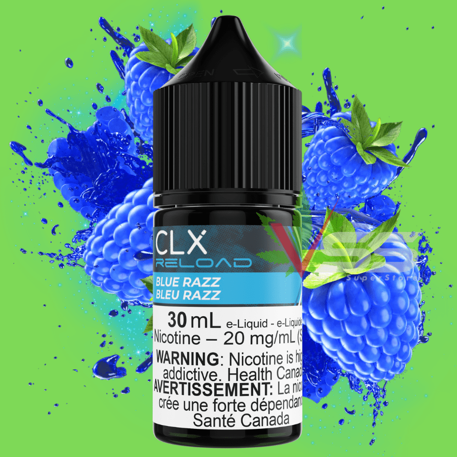 Blue Razz Salt by CLX Reload E-Liquid Steinbach Vape SuperStore and Bong Shop Manitoba Canada