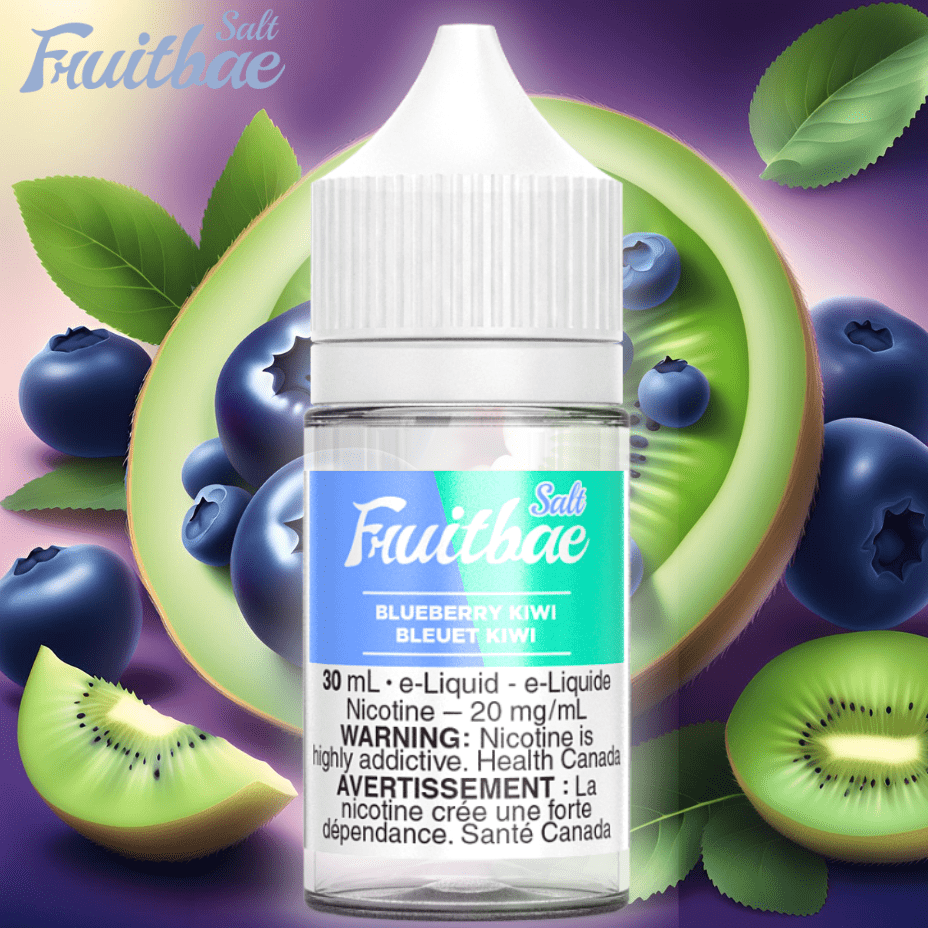 Blueberry Kiwi By Fruitbae Salts 30ml / 12mg Steinbach Vape SuperStore and Bong Shop Manitoba Canada