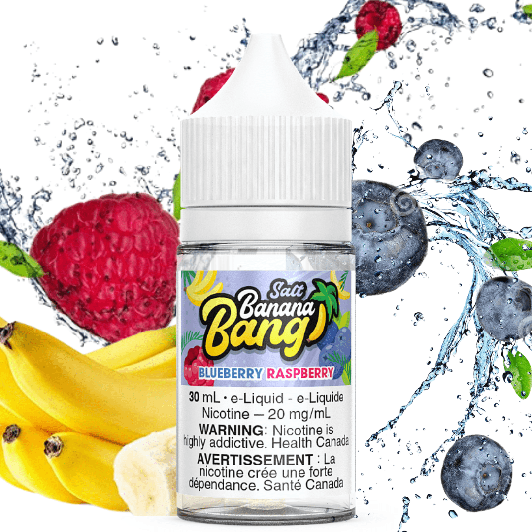 Blueberry Raspberry Salt by Banana Bang E-Liquid 30mL / 12mg Steinbach Vape SuperStore and Bong Shop Manitoba Canada