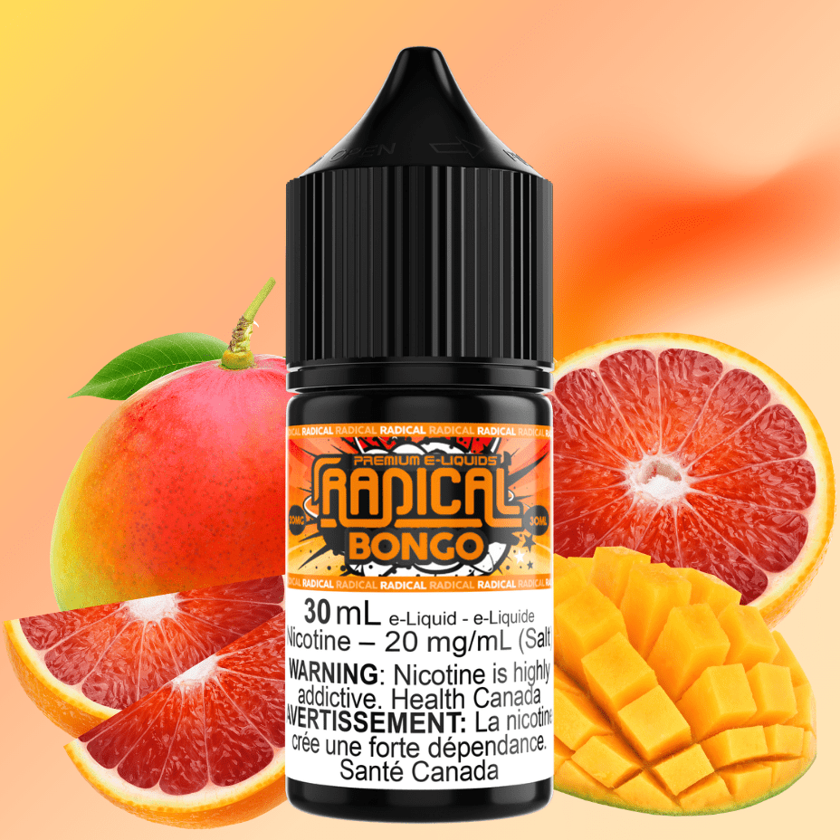 Bongo Salt Nic by Radical E-liquid 30mL / 12mg Steinbach Vape SuperStore and Bong Shop Manitoba Canada