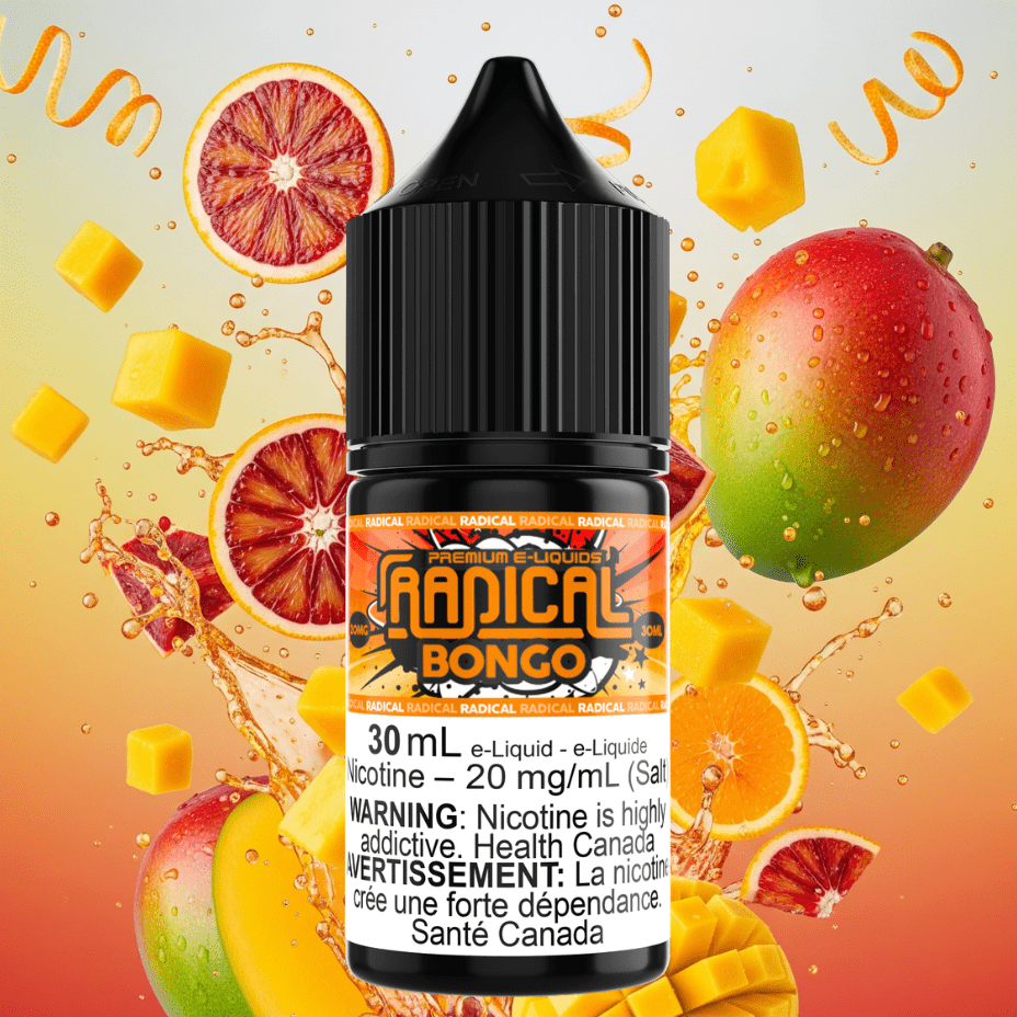 Bongo Salt Nic by Radical E-liquid 30mL / 20mg Steinbach Vape SuperStore and Bong Shop Manitoba Canada