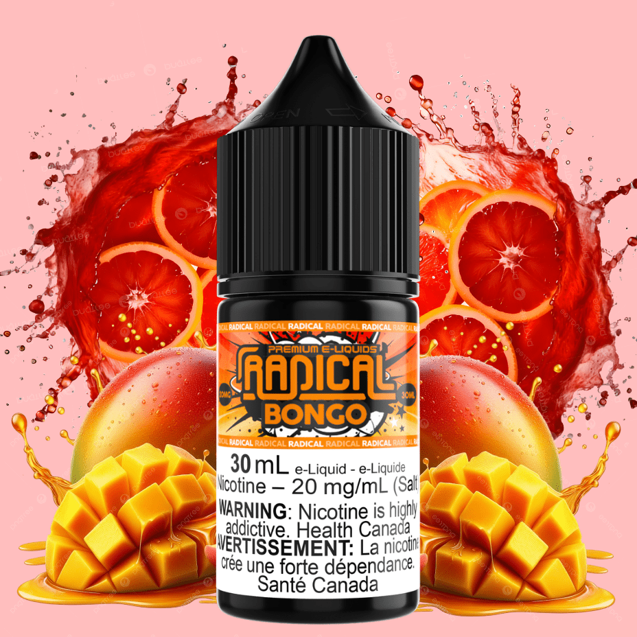 Bongo Salt Nic by Radical E-liquid Steinbach Vape SuperStore and Bong Shop Manitoba Canada
