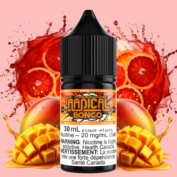 Bongo Salt Nic by Radical E-liquid Steinbach Vape SuperStore and Bong Shop Manitoba Canada