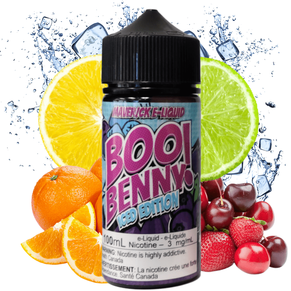 Boo Benny Ice by Maverick E-Liquid-100ml Steinbach Vape SuperStore and Bong Shop Manitoba Canada