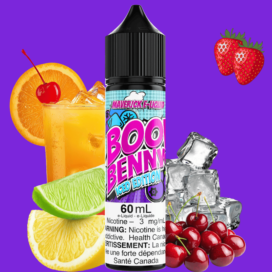Boo Benny Ice by Maverick E-Liquid 60ml / 3mg Steinbach Vape SuperStore and Bong Shop Manitoba Canada