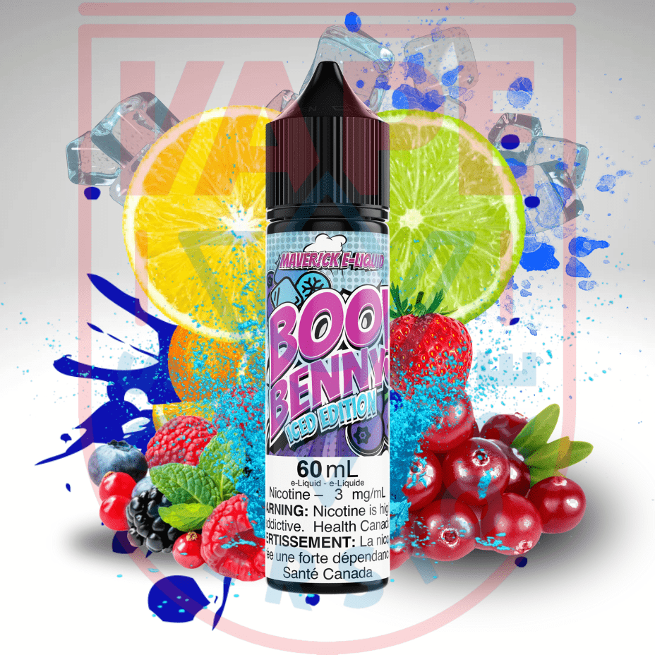 Boo Benny Ice by Maverick E-Liquid Steinbach Vape SuperStore and Bong Shop Manitoba Canada