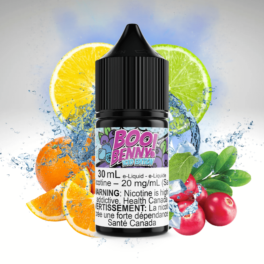 Boo Benny Iced Salt by Maverick E-Liquid 30ml / 12mg Steinbach Vape SuperStore and Bong Shop Manitoba Canada