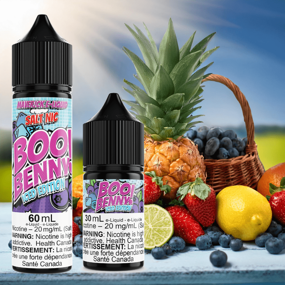 Boo Benny Iced Salt by Maverick E-Liquid Steinbach Vape SuperStore and Bong Shop Manitoba Canada