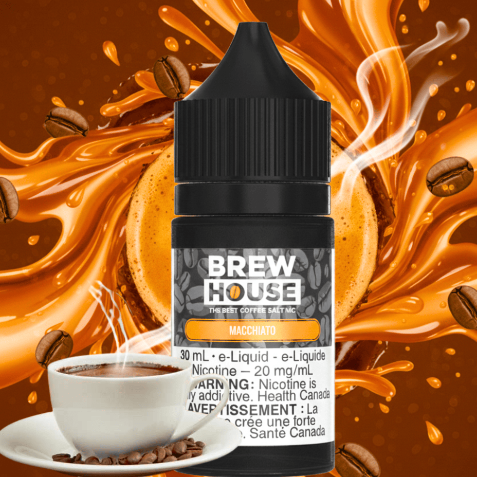Brew House Macchiato Salt-30ml 30ml / 12mg Steinbach Vape SuperStore and Bong Shop Manitoba Canada
