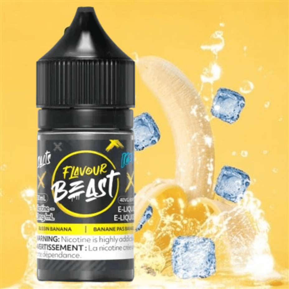Bussin Banana Iced Salts by Flavour Beast E-Liquid 30ml / 20mg Steinbach Vape SuperStore and Bong Shop Manitoba Canada