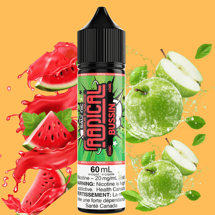 Bussin Salt Nic by Radical E-liquid 60mL / 20mg Steinbach Vape SuperStore and Bong Shop Manitoba Canada