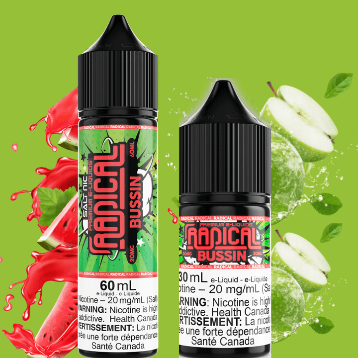 Bussin Salt Nic by Radical E-liquid Steinbach Vape SuperStore and Bong Shop Manitoba Canada