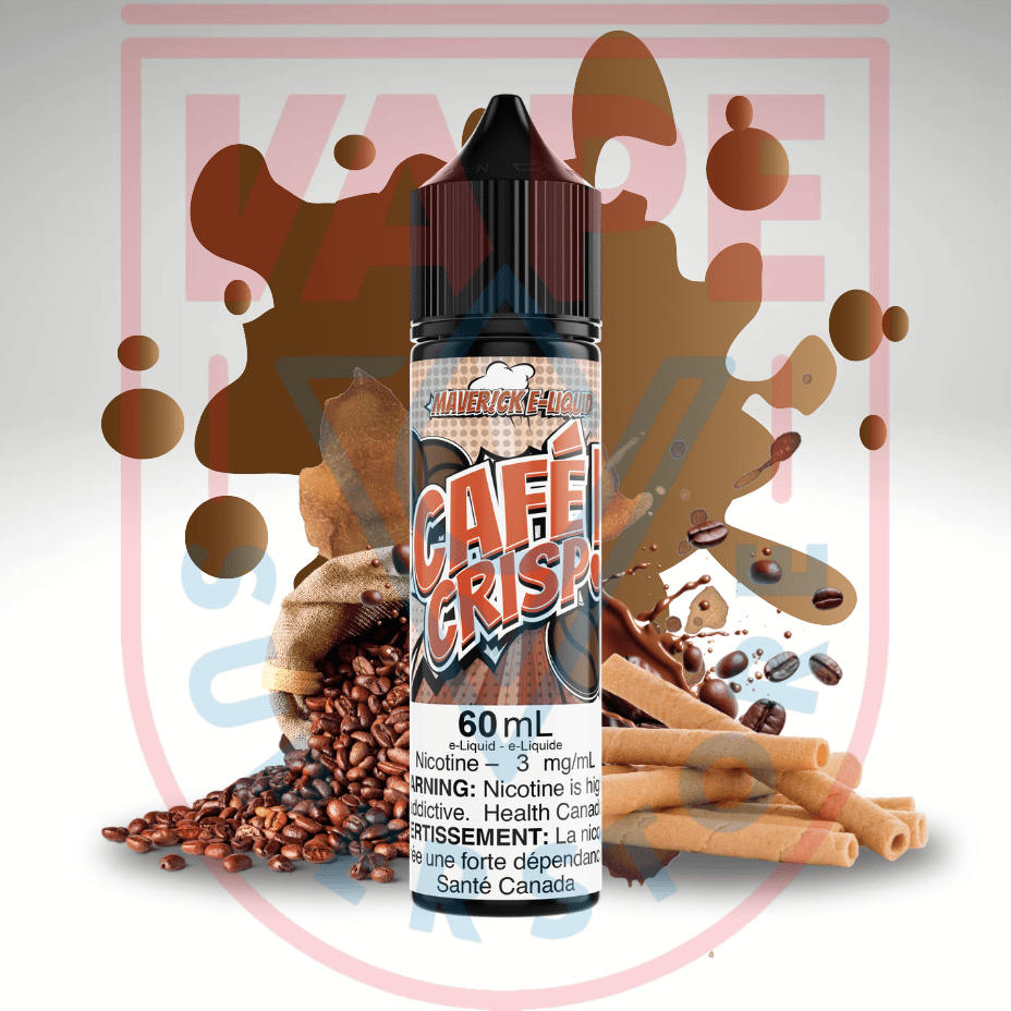 Cafe Crisp by Maverick E-Liquid Steinbach Vape SuperStore and Bong Shop Manitoba Canada