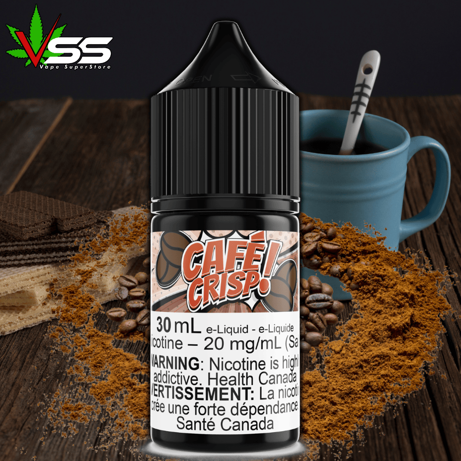Cafe Crisp Salt by Maverick E-Liquid 30ml / 12mg Steinbach Vape SuperStore and Bong Shop Manitoba Canada