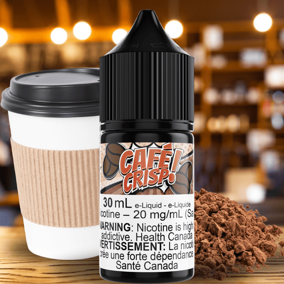 Cafe Crisp Salt by Maverick E-Liquid Steinbach Vape SuperStore and Bong Shop Manitoba Canada