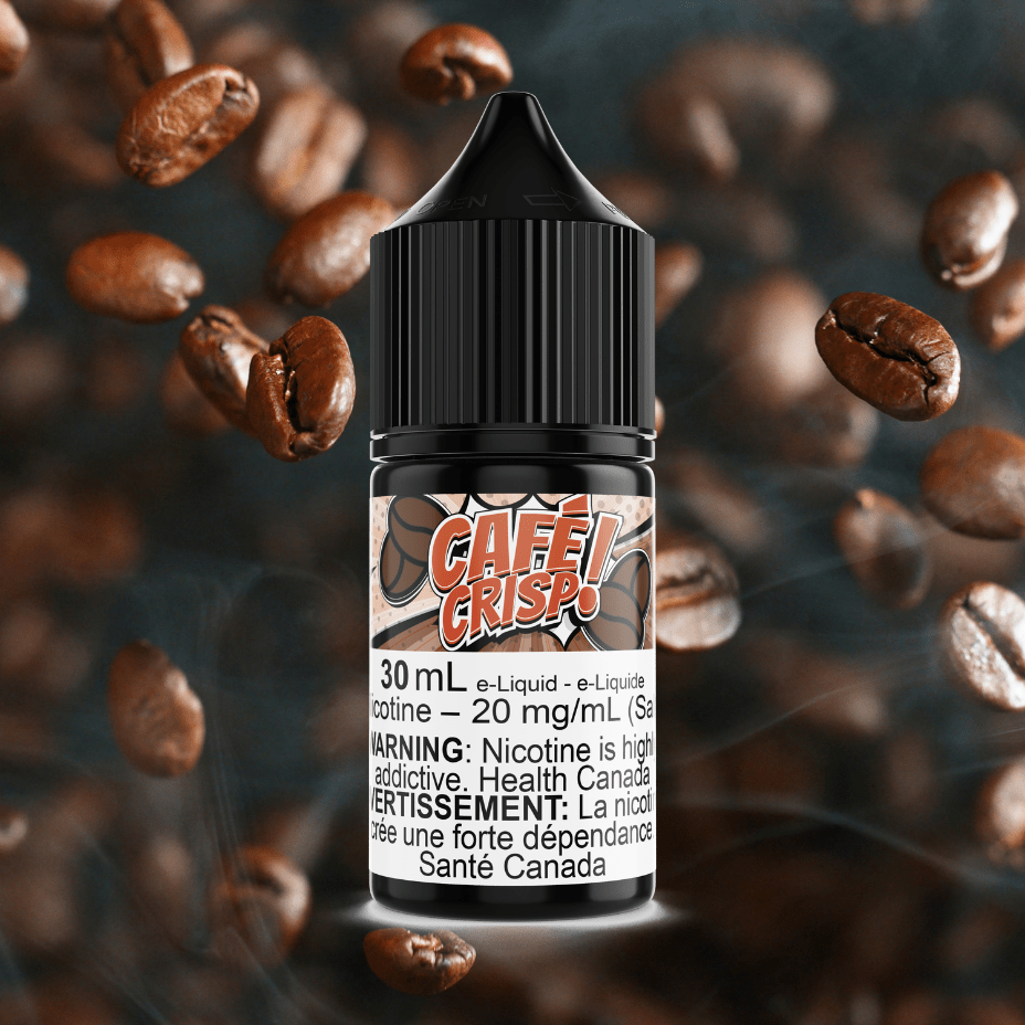 Cafe Crisp Salt by Maverick E-Liquid Steinbach Vape SuperStore and Bong Shop Manitoba Canada