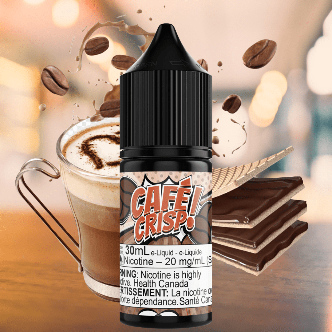 Cafe Crisp Salt by Maverick E-Liquid Steinbach Vape SuperStore and Bong Shop Manitoba Canada