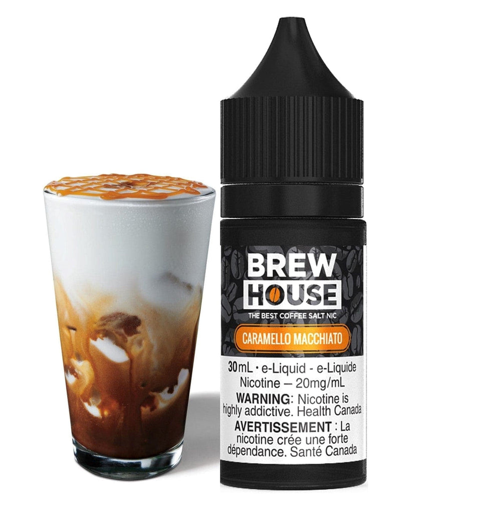 Caramello Macchiato Salt by Brew House E-Liquid 30ml / 10mg Steinbach Vape SuperStore and Bong Shop Manitoba Canada