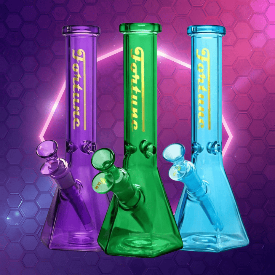 Cartoon Design Beaker Bong 10" Hex Base Steinbach Vape SuperStore and Bong Shop Manitoba Canada