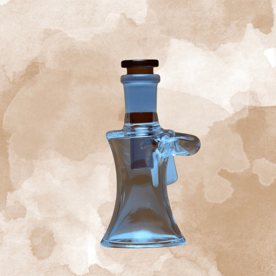 Castle Glass 45° Dry Ash Catcher 14mm Brown Steinbach Vape SuperStore and Bong Shop Manitoba Canada