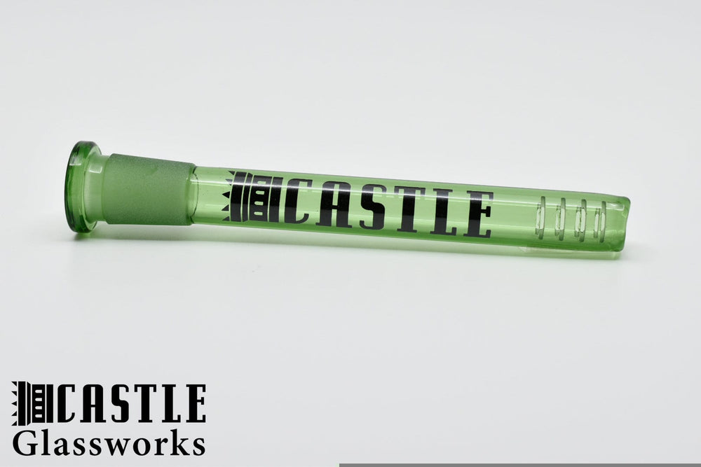 Castle Glassworks 14mm Colored Downstem Green Steinbach Vape SuperStore and Bong Shop Manitoba Canada
