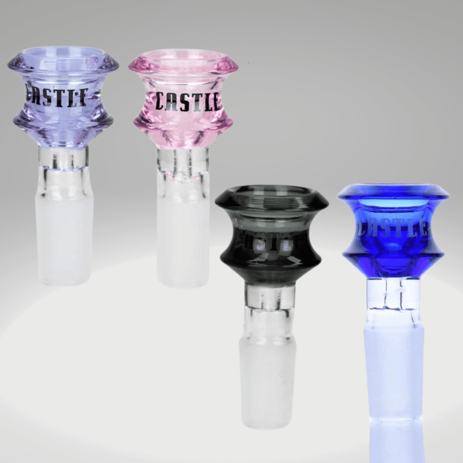 Castle Glassworks 14mm Disk Bowl 14mm / Blue Steinbach Vape SuperStore and Bong Shop Manitoba Canada