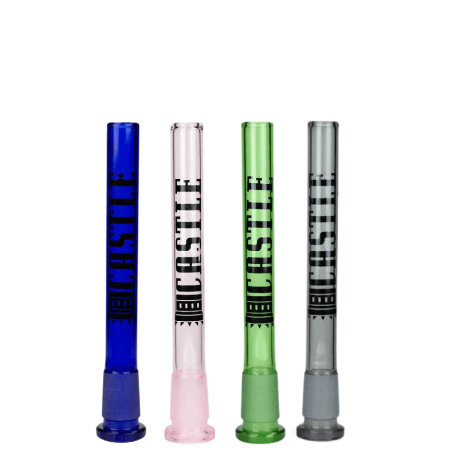 Castle Glassworks 19mm Straight Downstem-5" 5" / Blue Steinbach Vape SuperStore and Bong Shop Manitoba Canada