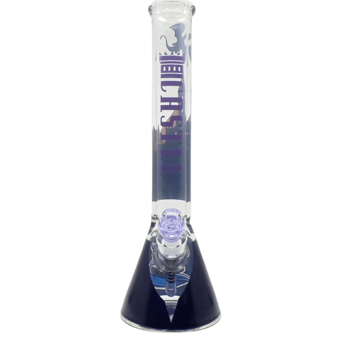 Castle Glassworks 7mm Knight Beaker 16" 16" Steinbach Vape SuperStore and Bong Shop Manitoba Canada