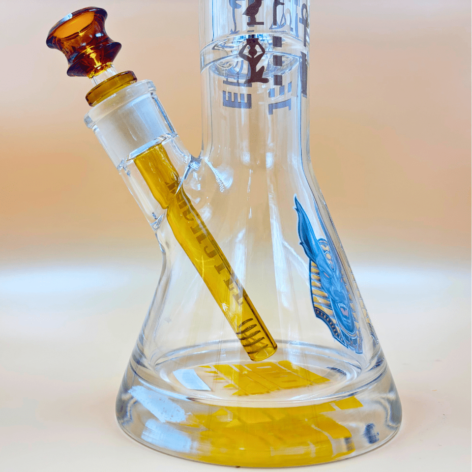 Castle Glassworks 9mm Anubis Beaker 18" Steinbach Vape SuperStore and Bong Shop Manitoba Canada
