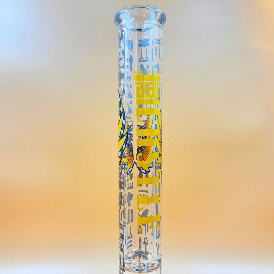 Castle Glassworks 9mm Anubis Beaker 18" Steinbach Vape SuperStore and Bong Shop Manitoba Canada