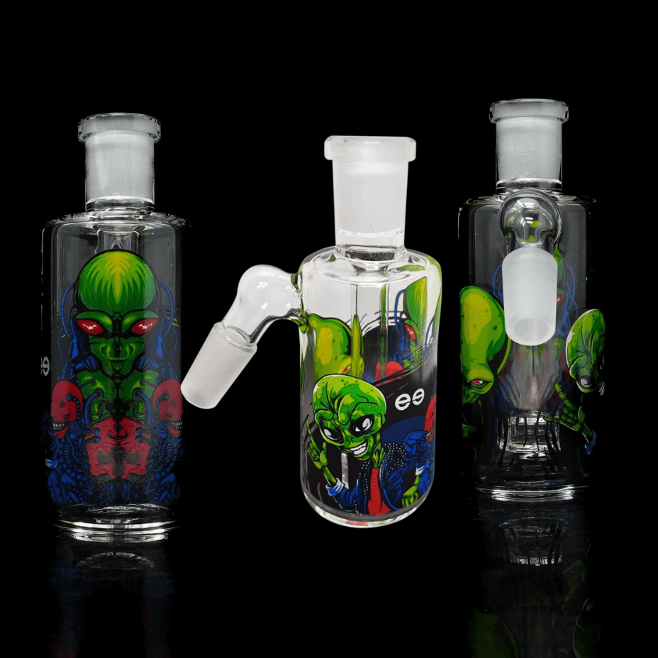 Cheech Glass 14mm 45° Decal Ash Catcher Steinbach Vape SuperStore and Bong Shop Manitoba Canada
