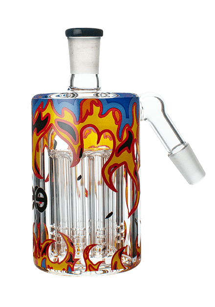 Cheech Glass 14mm 45° Wig Wag Ash Catcher 14mm / Black Steinbach Vape SuperStore and Bong Shop Manitoba Canada