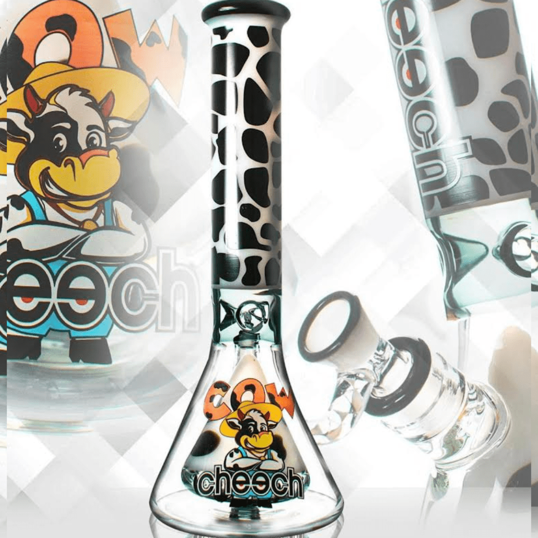 Cheech Glass 7mm Cow Beaker 15" Steinbach Vape SuperStore and Bong Shop Manitoba Canada