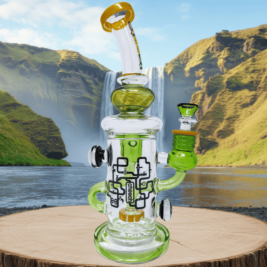 Cheech Glass 7mm Inner recycler 12" Steinbach Vape SuperStore and Bong Shop Manitoba Canada