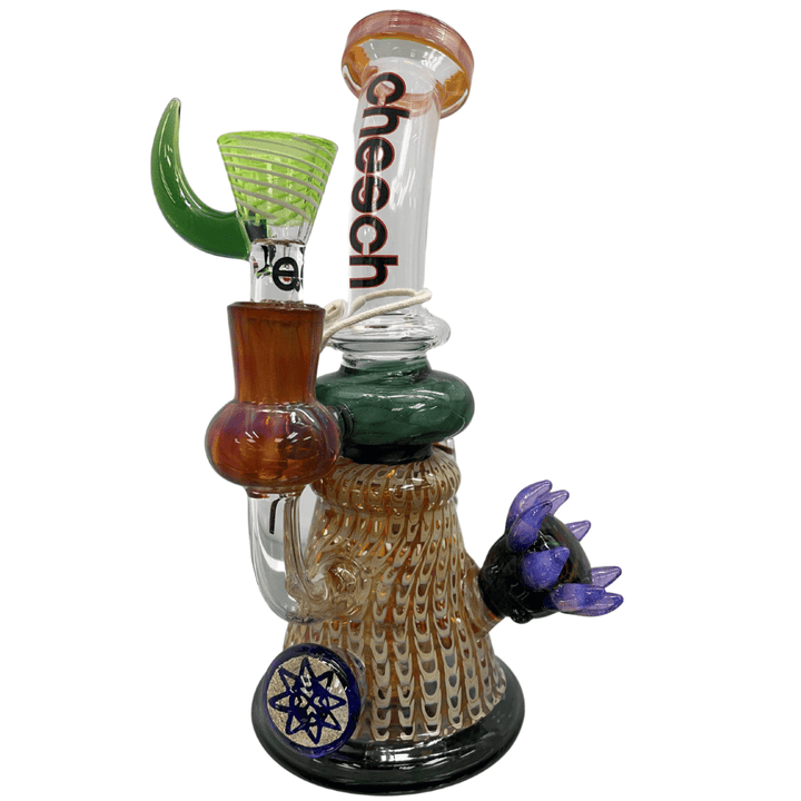 Cheech Glass 7mm Multi-Color Horn Rig-8" Steinbach Vape SuperStore and Bong Shop Manitoba Canada